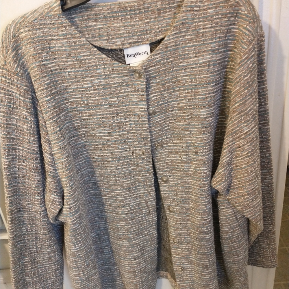 Spring, tweed like, versatile jacket